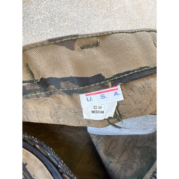 Vintage Realtree Camouflage Cargo Pants Men’s Medium 32-34 With Zippered Leg Ope - Picture 6 of 7